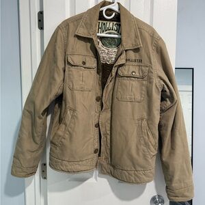 ‼️SOLD‼️RARE VINTAGE Y2K Hollister Men's Heavy Military Jacket Fur Lined